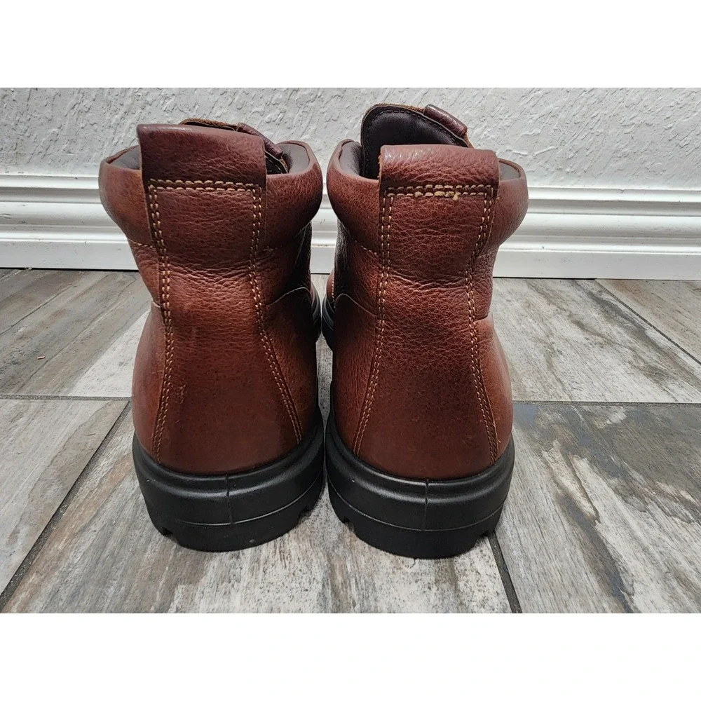 ECCO Citytray Avant M Whisky Brown Leather Shoes SIZE 9/9.5